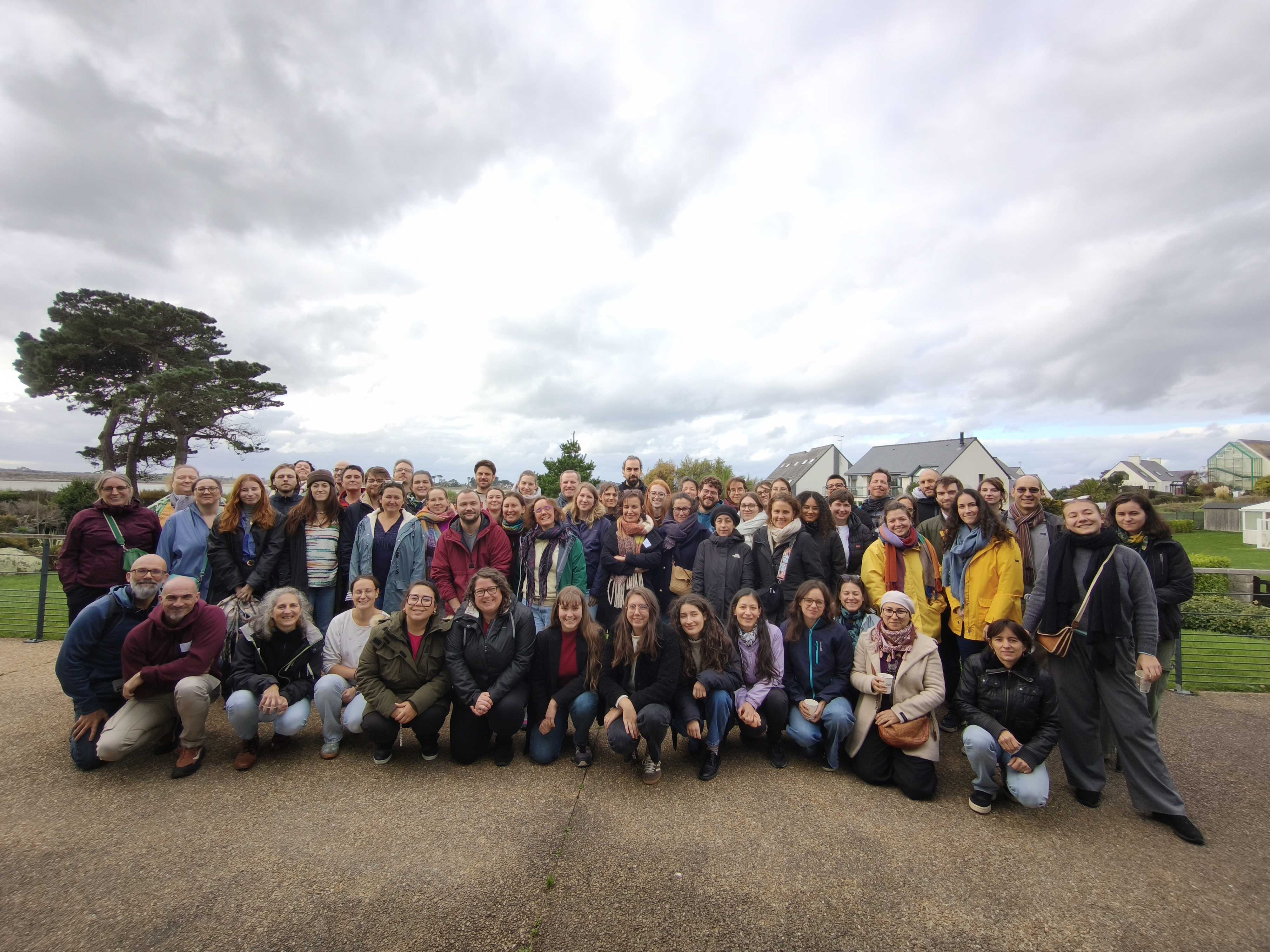 Photo de groupe à Roscoff